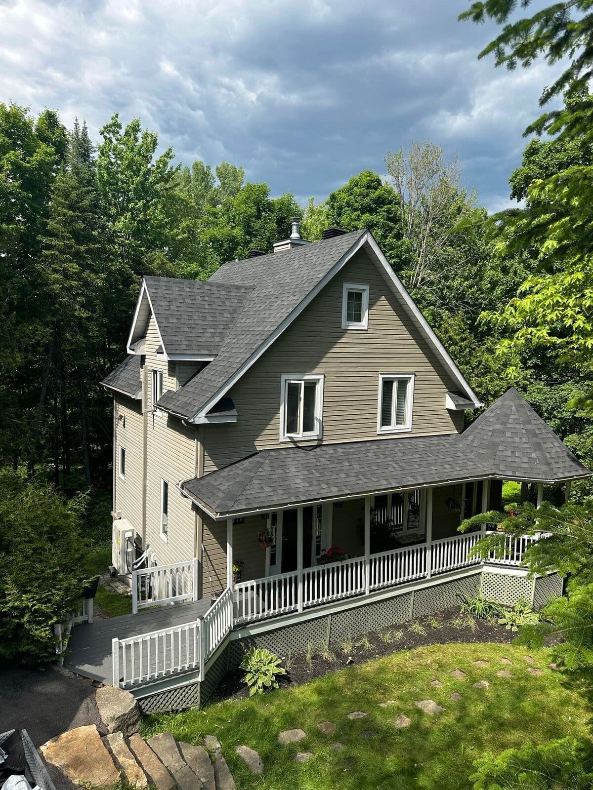 Remplacement de toiture — maison — après