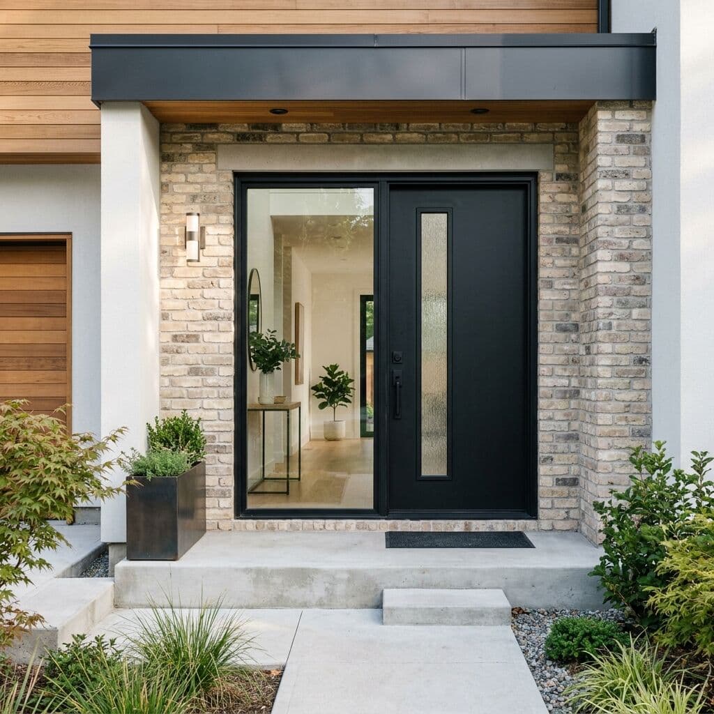 Porte + panneau latéral